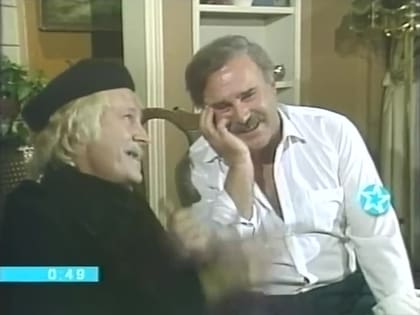 Gianni Lunadei y Rodolfo Ranni en un sketch de Matrimonios y algo más