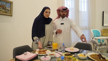 Gibran y su esposa Sahar nos cuentan de los platos típicos qataríes.