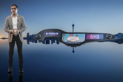 Gigante. El sistema de conectividad MBUX de Mercedes-Benz tiene 1,41 m; mediante IA aprende los gustos del usuario y le da sugerencias