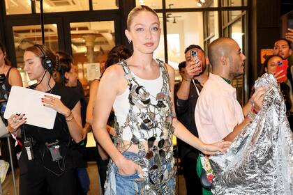 Gigi Hadid dijo presente en el evento que Vogue realizó durante la Semana de la moda en Nueva York