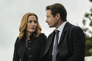 Gillian Anderson se refirió a la noche en que ignoró a su novio y besó a David Duchovny