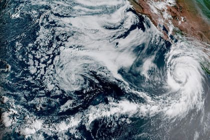 Gilma es la séptima tormenta tropical de la temporada de huracanes 2024 del océano Pacífico (imagen ilustrativa, NOAA vía AP)