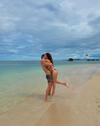 Gime Accardi y Nico Vázquez disfrutaron de unas vacaciones paradisíacas en Panamá (Foto: Instagram @gimeaccardi)