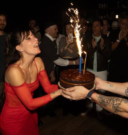 La torta de chocolate estuvo a cargo de Narda Lepes
