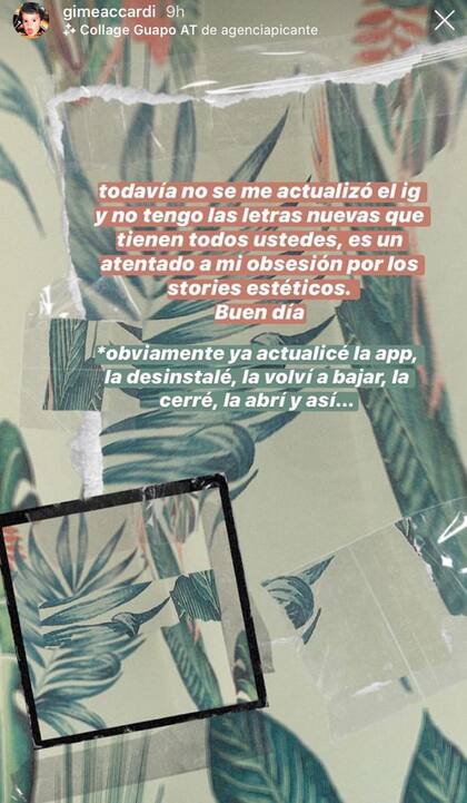 La actriz fue una de las personas que reclamó por no poder ver las nuevas tipografías