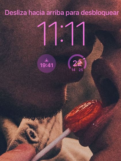 Gimena Accardi sorprendió al mostrar su fondo de pantalla con Seven Kayne