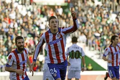 Giménez festeja su gol