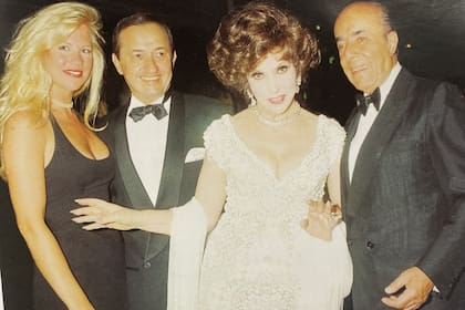 Gina Lollobrigida, una de las celebridades internacionales que fue a "La noche de los sueños"