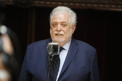 El ministro Ginés González García, esta mañana