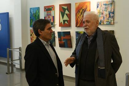 Ginés González García junto a Fernán Quiros.