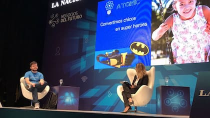 Gino Tubaro, durante el evento Negocios del Futuro organizado por LA NACION.