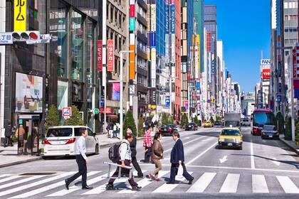 Ginza, en Tokio, en 2017 sumó un centro comercial