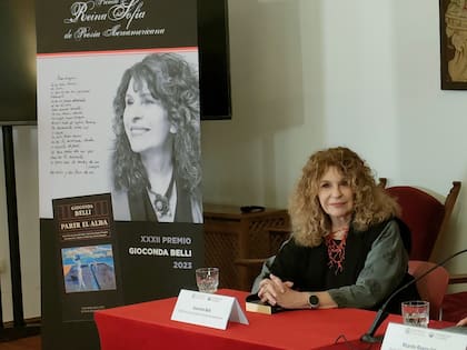 Gioconda Belli en Salamanca, durante la presentación de su antología "Parir el alma", en noviembre pasado