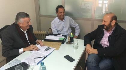 Gioja, Scioli, junto a Insfrán