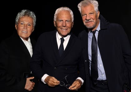 Giorgio Armani, su hermana Rosanna y Pantaleo Dell’Orco