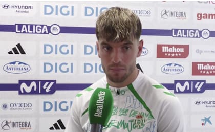 Giovani Lo Celso analizó el partido ante Real Oviedo para el canal de Betis y se lamentó por no haber logrado el triunfo en la Liga de España