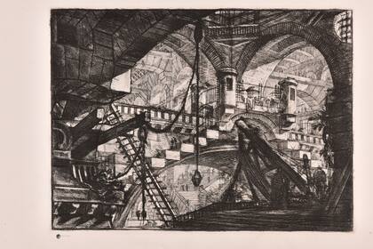 Giovanni Battista Piranesi, aguafuerte de la serie Cárceles de invención, 1761-1778.