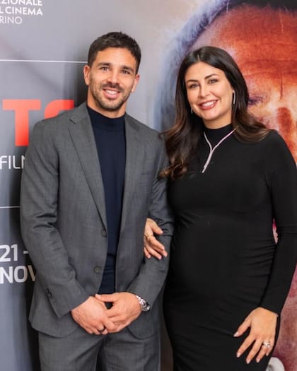 Giovanni, filho mais velho de Carolina Baldini e Diego Simeone, e sua esposa Giulia Coppini estão esperando o primeiro filho (Foto: Instagram @simeonegiovanni)