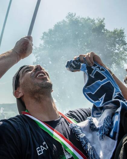 Giovanni Simeone conquistó su segundo título con el Napoli