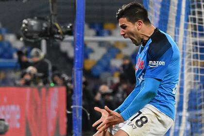 Giovanni Simeone es el toque argentino de este Napoli arrasador en la liga italiana y encaminado hacia los cuartos de final de la Champions League.