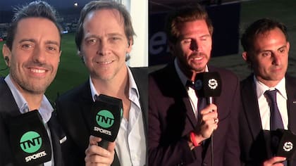 Giralt-Martin serán la dupla en TNT Sports, mientras que Vignolo y Latorre lo harán en Fox Sports Premium