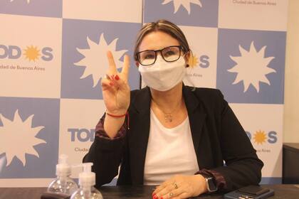 Gisela Marziotta, tras firmar su candidatura