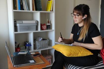 Giselle Finocchio utiliza esta modalidad como psicóloga pero también como paciente