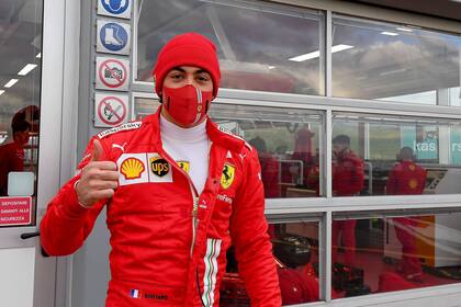 Giuliano Alesi fue captado por Ferrari junto con Charle Leclerc, quien el martes probará en Fiorano