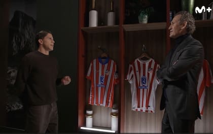 Giuliano participo del famoso ciclo de entrevistas conducido por Jorge Valdano (Foto: Movistar+)