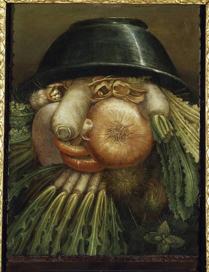 Giuseppe Arcimboldo, El verdulero (Priapo), circa 1590-1593