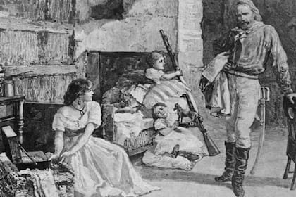 Giuseppe y Anita Garibaldi tuvieron tres hijos juntos: Menotti, Ricciotti y Teresita