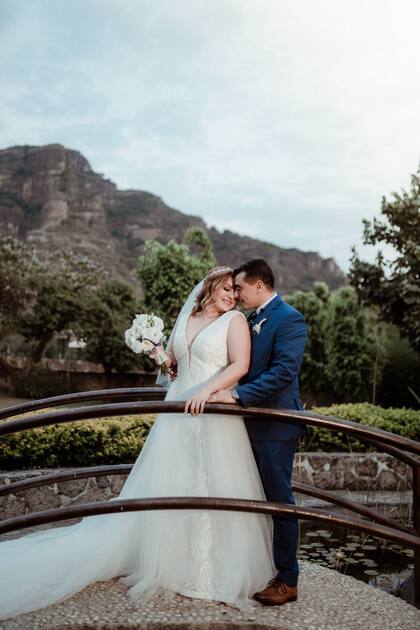 Gizeh y Amador finalmente pudo llevar la celebración adelante