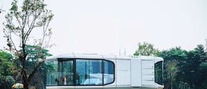 Así son las mini casas chinas que se transportan plegadas y se posan sobre cualquier terreno en un día