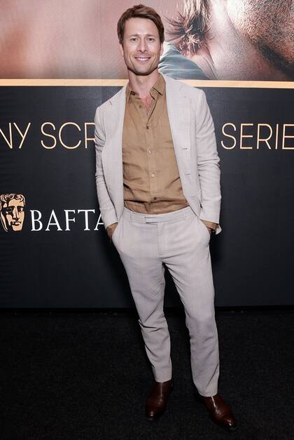 Glen Powell en abril de este año, en Nueva York