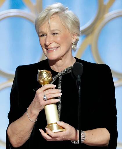 Glenn Close, una intérprete de raza, se quedó con el premio a la mejor actriz de drama