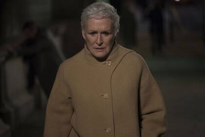 Glenn Close en La esposa, por la que ganó el Globo de Oro a la mejor actriz dramática