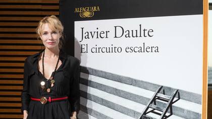 Gloria Carrá en la presentación de El circuito escalera, de Javier Daulte