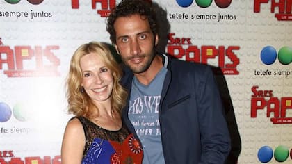 Gloria Carrá y Luciano Cáceres, en tiempos felices