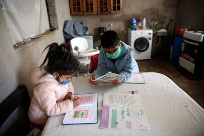 Muchos chicos tienen dificultades para conectarse con las clases virtuales