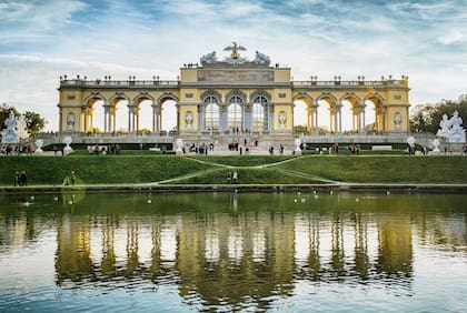 Glorieta del Palacio de Schönbrunn en Viena, Austria