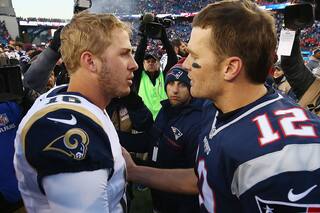 Super Bowl: Goff, el joven que llega bajo la sombra del experimentado Tom Brady