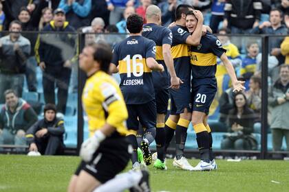 Gol de Guillermo: contra All Boys, en 2012