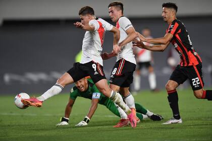 Gol de Julián Álvarez, toda una costumbre en las últimas semanas