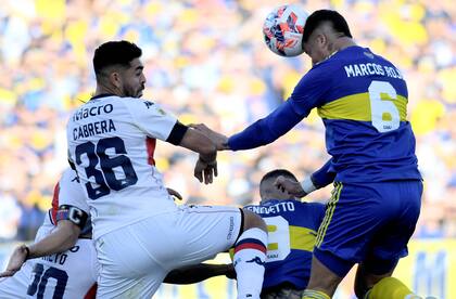 Gol de Marcos Rojo a Tigre, en Córdoba, por la final de la Copa de la Liga