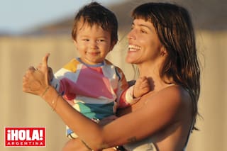 Las fotos de Calu Rivero junto a su hijo Tao, que está a punto de cumplir un año