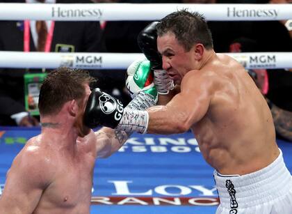 Golovkin tuvo una floja pelea ante 'Canelo', aunque levantó su nivel en los últimos cuatro asaltos