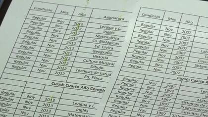 Golpe a la mafia de los títulos truchos