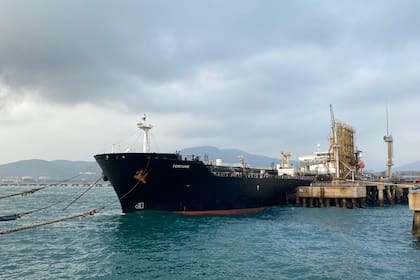 El petrolero iraní Fortune, cuando llegó a Venezuela en junio