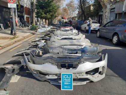 Golpe al negocio ilegal de las autopartes en la Ciudad