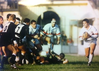 Gómez se fue a jugar a Italia, al Mediolanum Milano. En Europa, asegura, jugó su mejor rugby